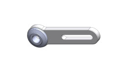 RCD- 156201-0060 TOP BRACE SHORT  7.5" Overall 3/4" Shaft IDLER PULLEY SUPPORT